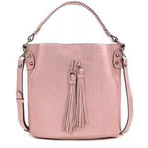 Patricia Nash Genuine Leather Pink Shoulder Crossbody Purse